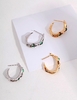 B26Minimalist French series S925 sterling silver zircon fashion retro niche original design earrings